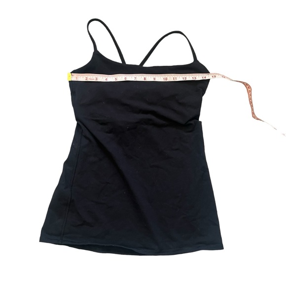 Lululemon Spaghetti Strap Yoga Tank with Criss Cross Back Sz 8 - Picture 7 of 8